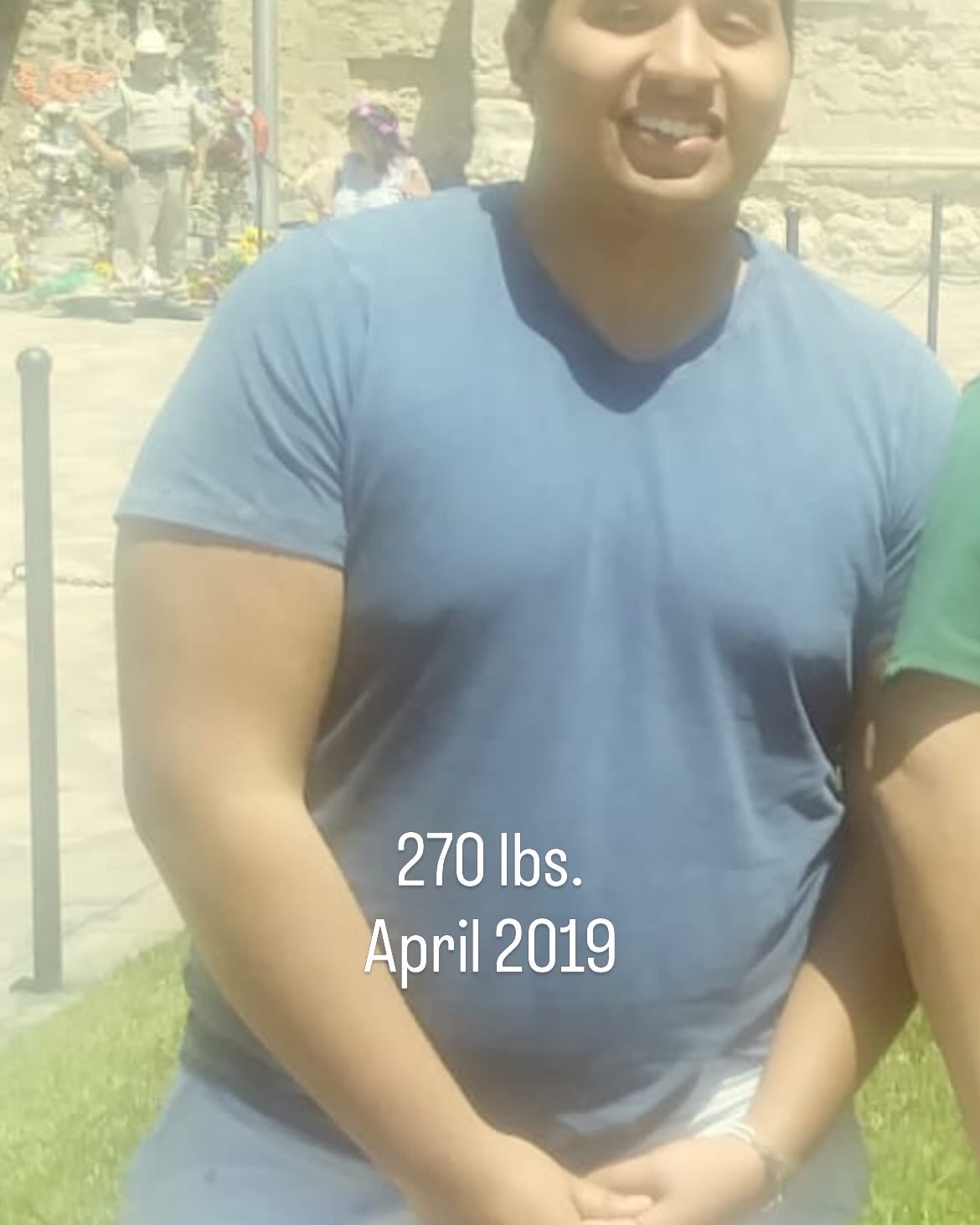 270 lbs April 2019